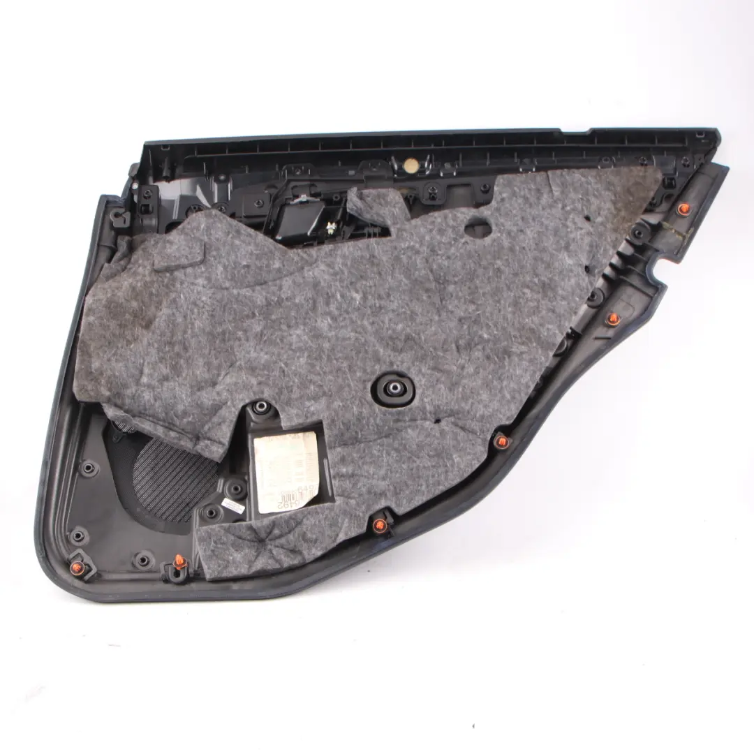 Mercedes W212 Door Card Rear Left N/S Trim Panel Covering Black Leather - SKU A2127306770 - Part number A2127306770
