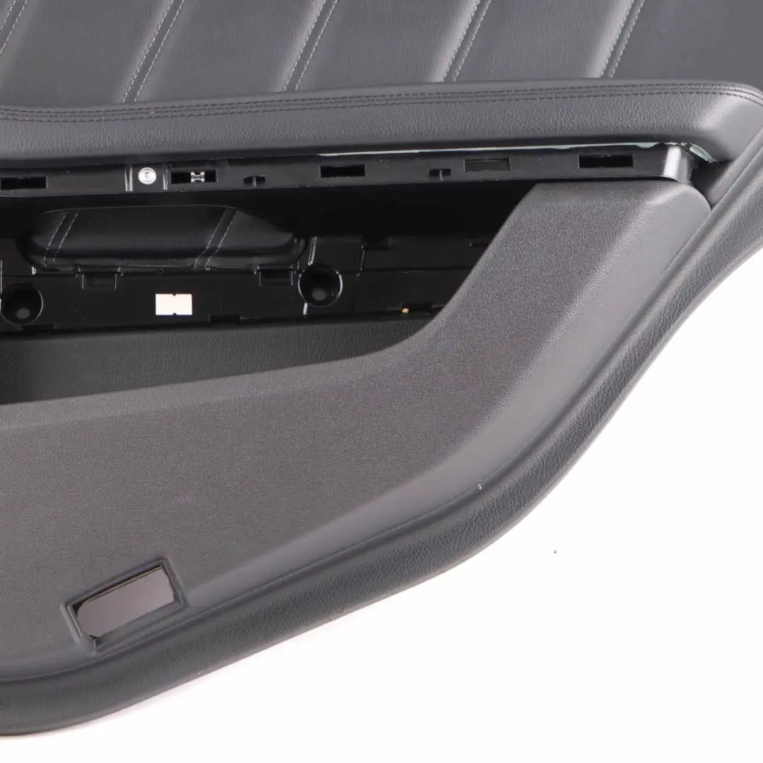 Mercedes W212 Door Card Rear Right O/S Door Trim Panel Cover Black Leather - SKU A2127306870-1 - Part number A2127306870