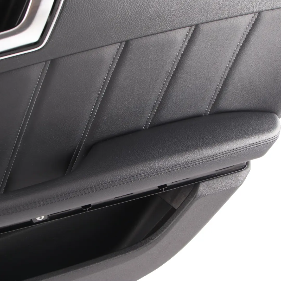 Mercedes W212 Door Card Rear Right O/S Door Trim Panel Cover Black Leather - SKU A2127306870-1 - Part number A2127306870