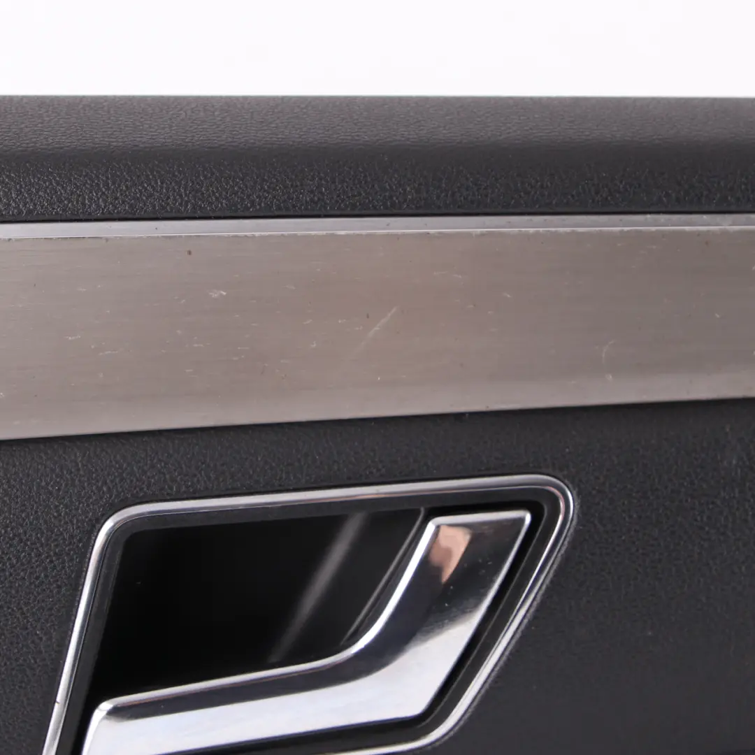 Mercedes W212 Door Card Rear Right O/S Door Trim Panel Cover Black Leather - SKU A2127306870-2 - Part number A2127306870