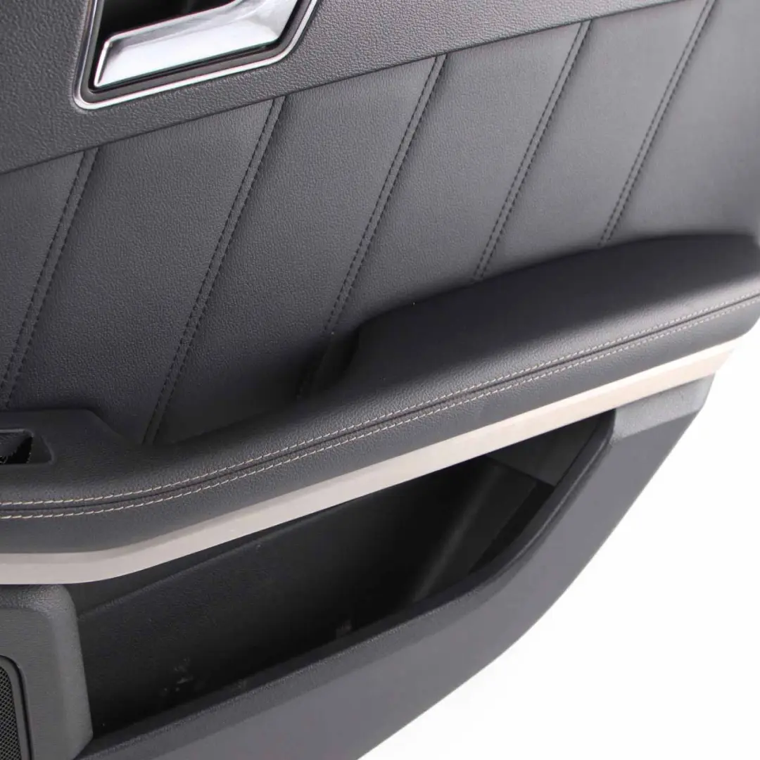 Door Card Rear Right O/S Door Trim Panel Cover Black Leather to Mercedes W212 with Part number A2127306870 Mercedes W212 Door Card Rear Right O/S Door Trim Panel Cover Black Leather - SKU A2127306870-2 - Part number A2127306870