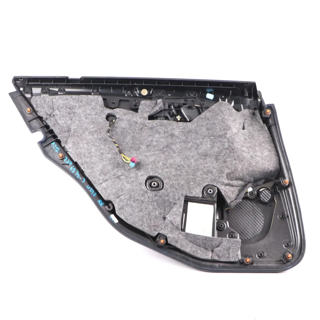Door Card Rear Right O/S Door Trim Panel Cover Black Leather to Mercedes W212 with Part number A2127306870 Mercedes W212 Door Card Rear Right O/S Door Trim Panel Cover Black Leather - SKU A2127306870-3 - Part number A2127306870