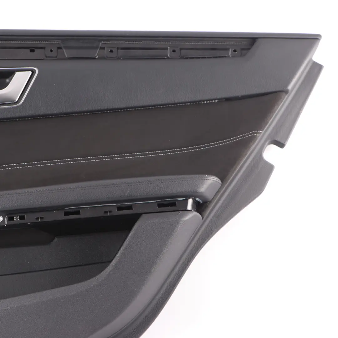 Door Card Rear Right O/S Door Trim Panel Cover Black Leather to Mercedes W212 with Part number A2127306870 Mercedes W212 Door Card Rear Right O/S Door Trim Panel Cover Black Leather - SKU A2127306870-3 - Part number A2127306870
