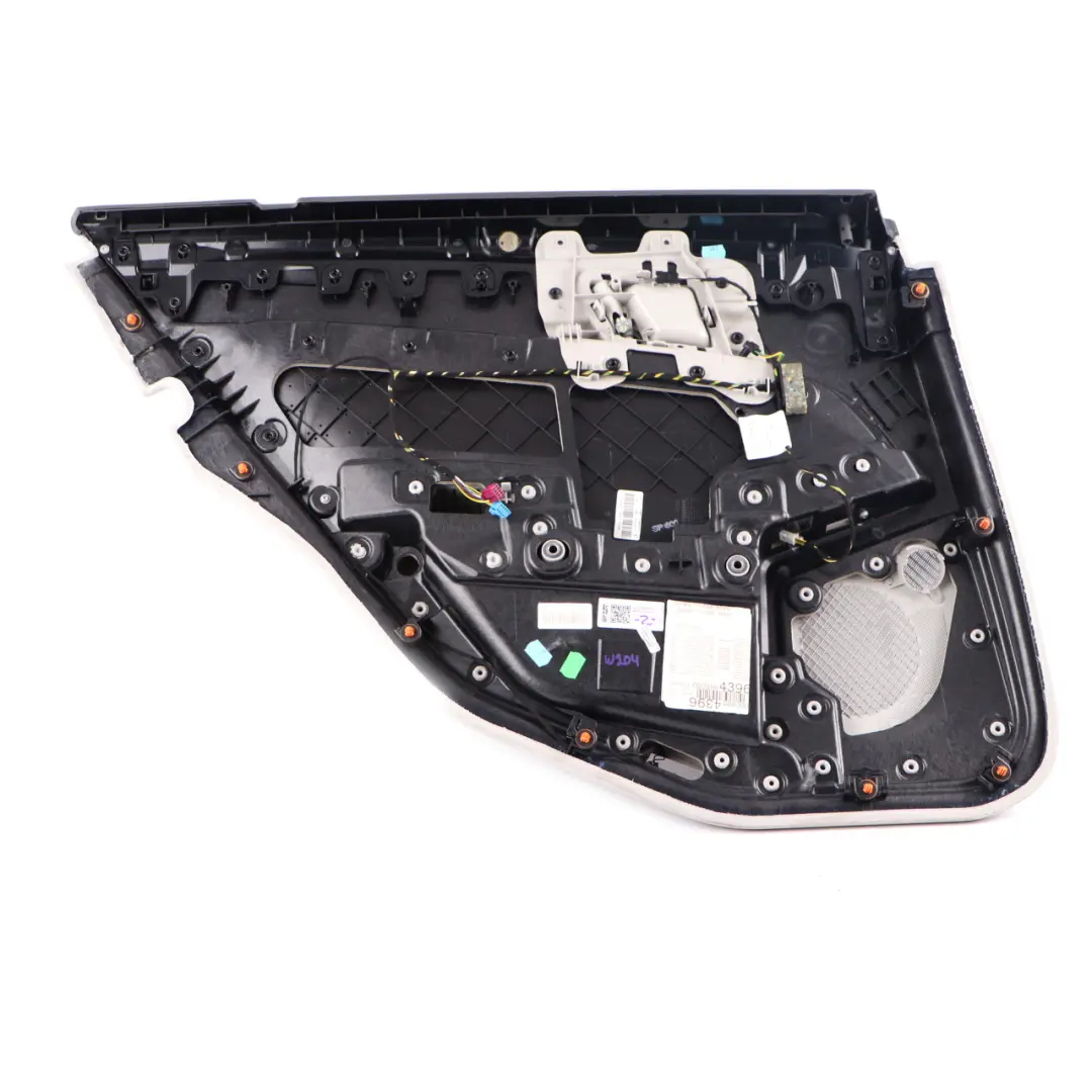 Mercedes W212 Door Card Rear Right O/S Door Trim Panel Cover Beige Leather - SKU A2127306870-4 - Part number A2127306870