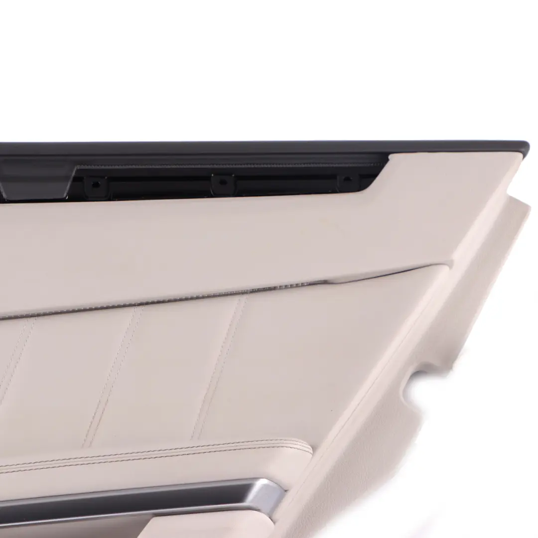 Door Card Rear Right O/S Door Trim Panel Cover Beige Leather to Mercedes W212 with Part number A2127306870 Mercedes W212 Door Card Rear Right O/S Door Trim Panel Cover Beige Leather - SKU A2127306870-4 - Part number A2127306870