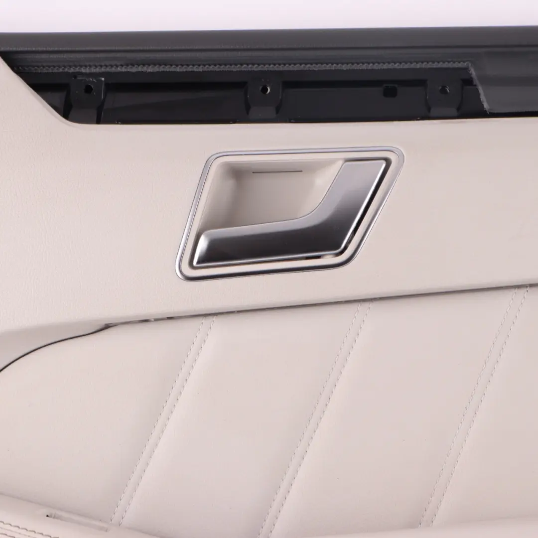 Door Card Rear Right O/S Door Trim Panel Cover Beige Leather to Mercedes W212 with Part number A2127306870 Mercedes W212 Door Card Rear Right O/S Door Trim Panel Cover Beige Leather - SKU A2127306870-4 - Part number A2127306870