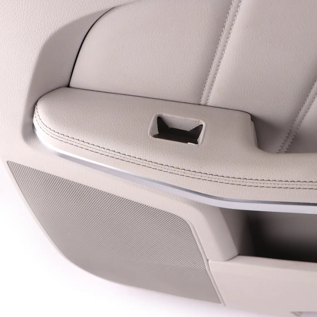 Mercedes W212 Door Card Rear Right O/S Door Trim Panel Cover Beige Leather - SKU A2127306870-4 - Part number A2127306870