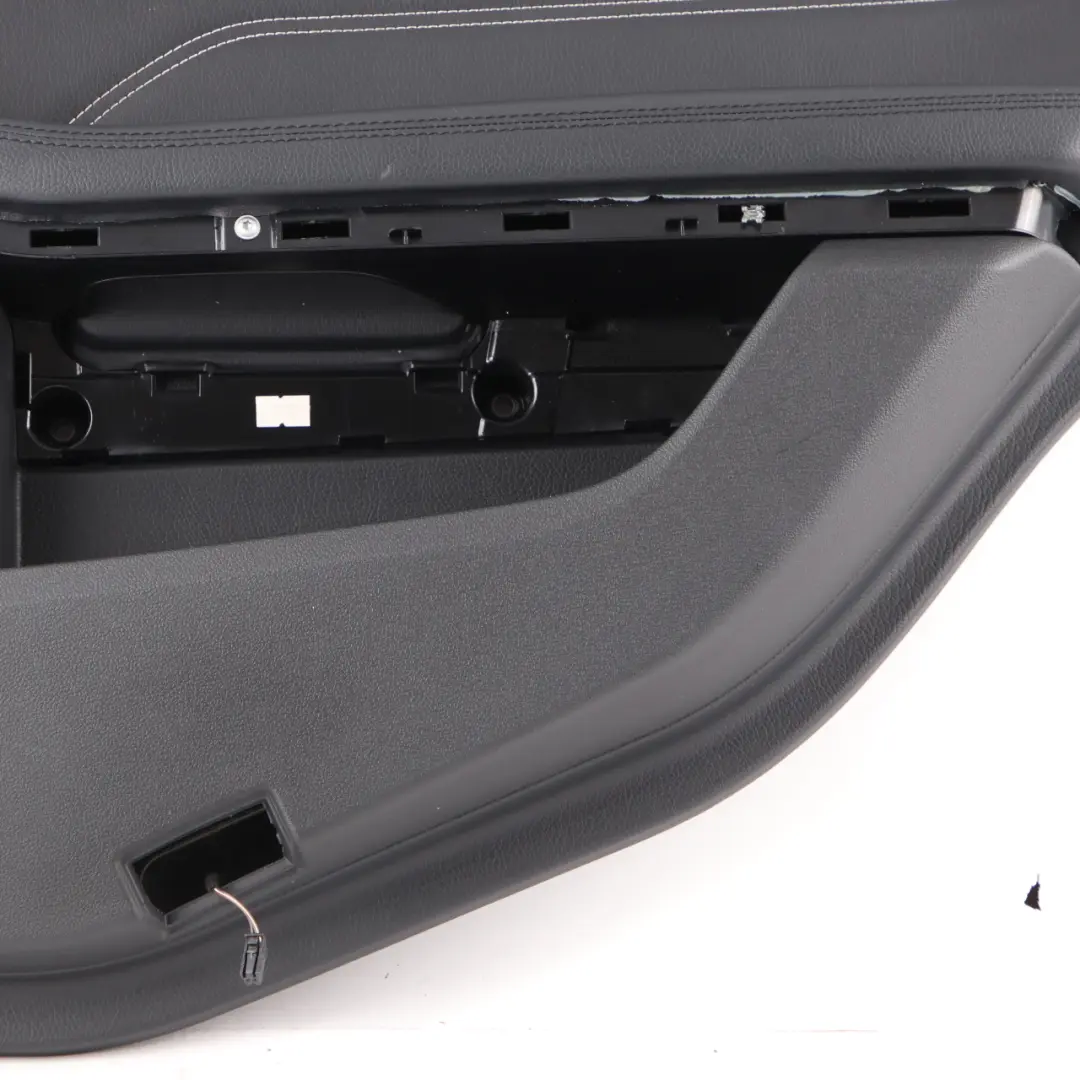 Door Card Rear Right O/S Trim Panel Cover Black Imitation Leather to Mercedes W212 with Part number A2127306870 Mercedes W212 Door Card Rear Right O/S Trim Panel Cover Black Imitation Leather - SKU A2127306870 - Part number A2127306870