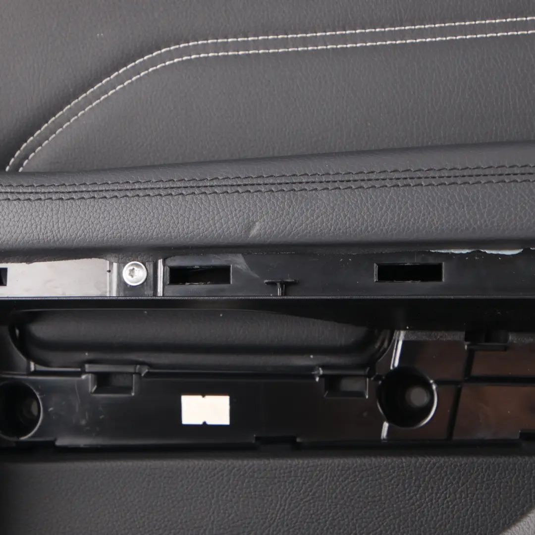 Door Card Rear Right O/S Trim Panel Cover Black Imitation Leather to Mercedes W212 with Part number A2127306870 Mercedes W212 Door Card Rear Right O/S Trim Panel Cover Black Imitation Leather - SKU A2127306870 - Part number A2127306870