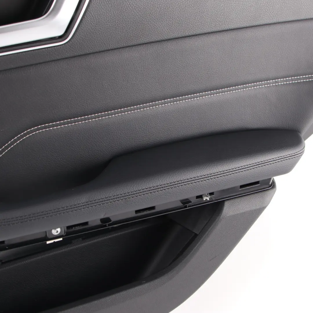 Mercedes W212 Door Card Rear Right O/S Trim Panel Cover Black Imitation Leather - SKU A2127306870 - Part number A2127306870