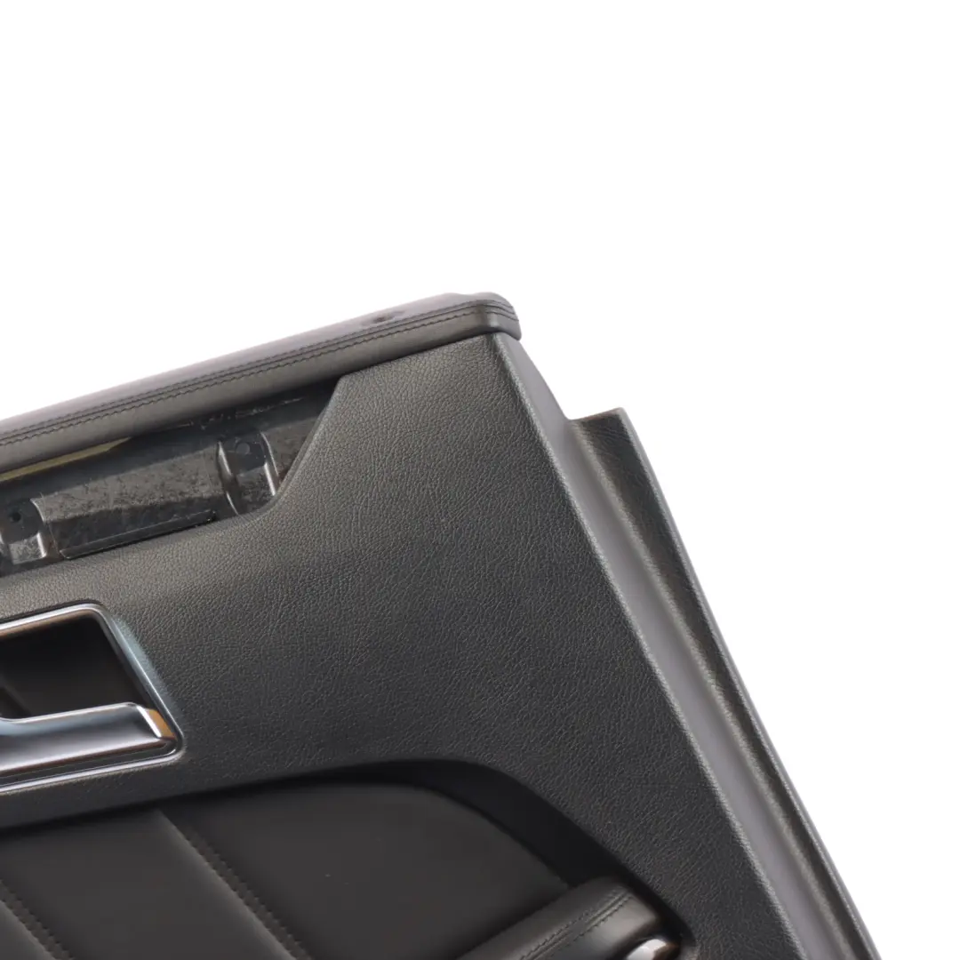 Door Card Rear Left N/S Black Leather to Mercedes W212 with Part number A2127307370 Mercedes W212 Door Card Rear Left N/S Black Leather - SKU A2127307370 - Part number A2127307370