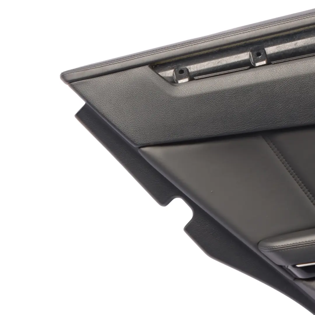 Door Card Rear Left N/S Black Leather to Mercedes W212 with Part number A2127307370 Mercedes W212 Door Card Rear Left N/S Black Leather - SKU A2127307370 - Part number A2127307370