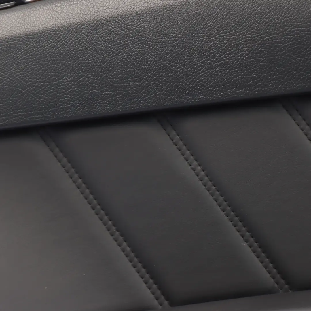 Door Card Rear Left N/S Black Leather to Mercedes W212 with Part number A2127307370 Mercedes W212 Door Card Rear Left N/S Black Leather - SKU A2127307370 - Part number A2127307370