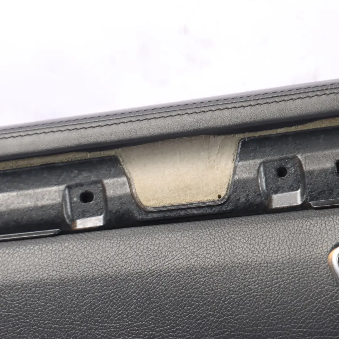 Door Card Rear Left N/S Black Leather to Mercedes W212 with Part number A2127307370 Mercedes W212 Door Card Rear Left N/S Black Leather - SKU A2127307370 - Part number A2127307370