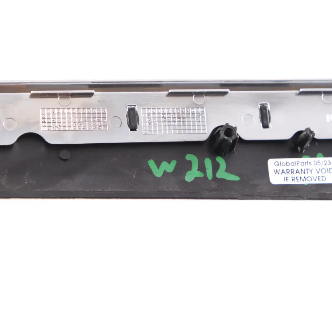Mercedes W212 Interior Door Card Trim Rear Right O/S Strip Aluminium - SKU A2127307622 - Part number A2127307622