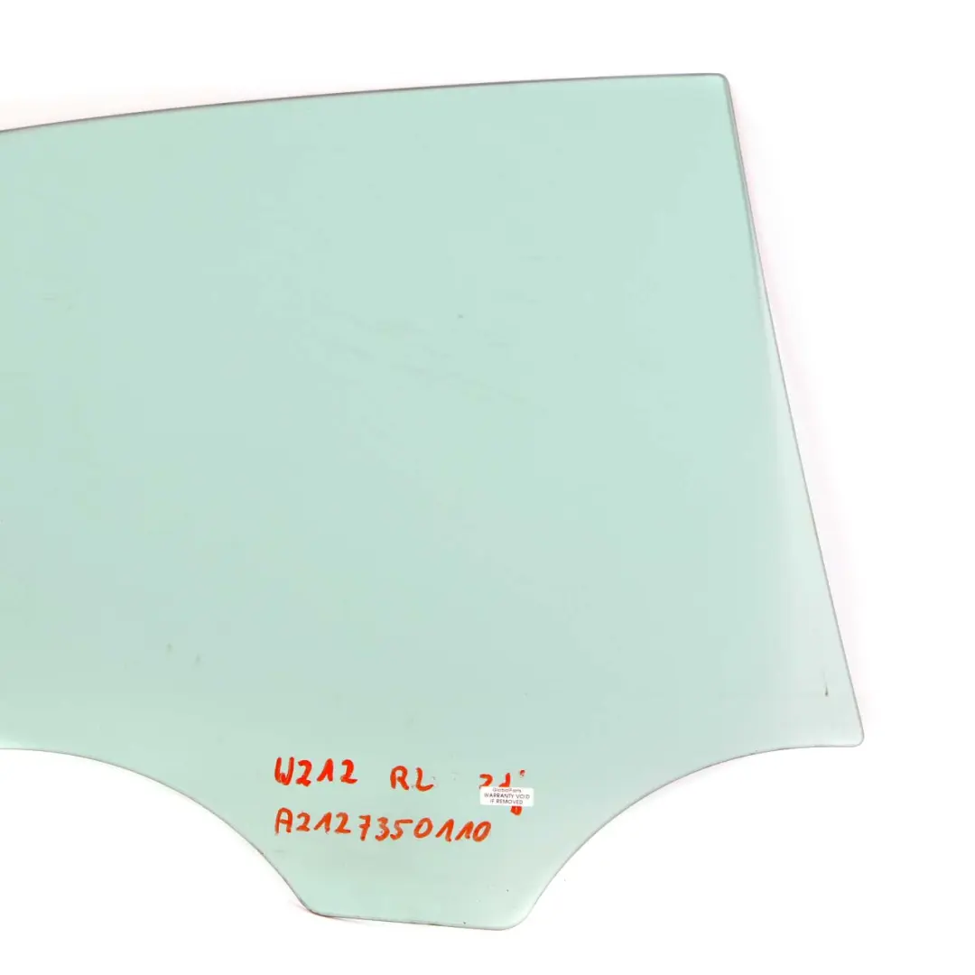 Mercedes W212 Window Glass Rear Left N/S Side Green AS2 - SKU A2127350110-1 - Part number A2127350110