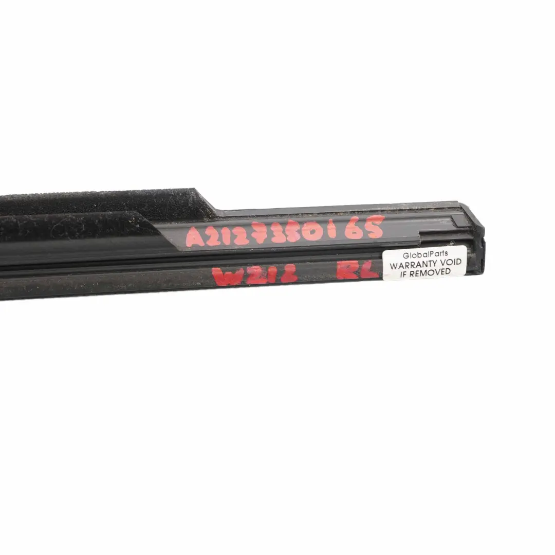  Striscia Finestra Mercedes W212 Modanatura Posteriore Sinistra Nero - SKU A2127350165 - Numero di parte A2127350165