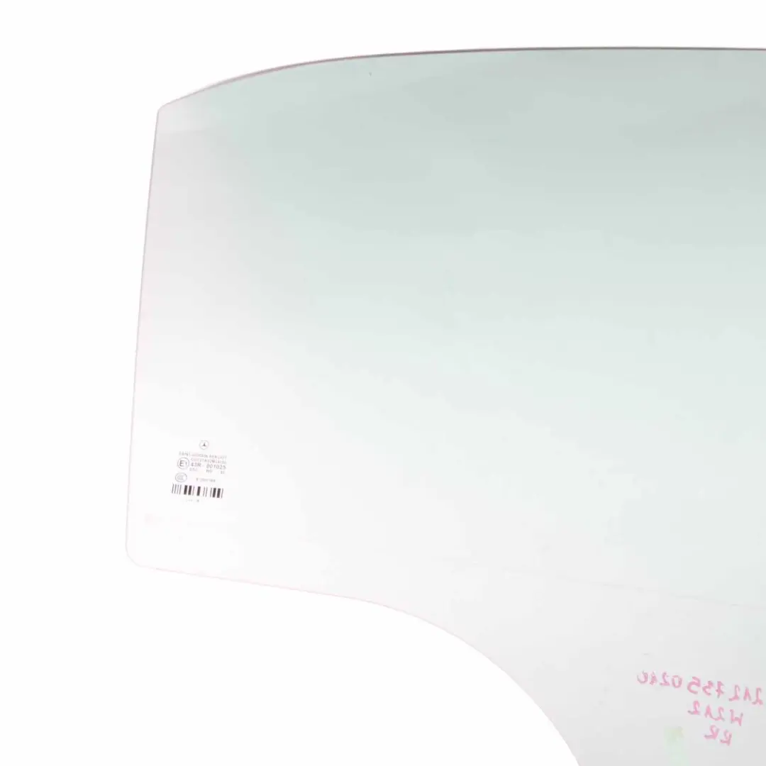 Mercedes W212 Cristal Ventana Trasera Derecha O/S Lado Verde AS2 - SKU A2127350210 - Número de pieza A2127350210