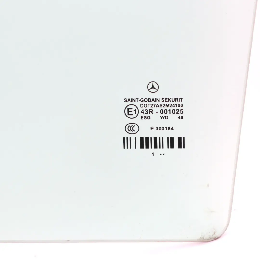 Window Glass Door Rear Left N/S Green AS2 to Mercedes W212 Estate with Part number A2127350310 Mercedes W212 Estate Window Glass Door Rear Left N/S Green AS2 - SKU A2127350310 - Part number A2127350310