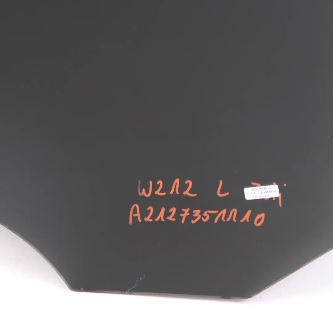 Window Glass Door Rear Left N/S Tinted Black AS3 to Mercedes W212 with Part number A2127351110 Mercedes W212 Window Glass Door Rear Left N/S Tinted Black AS3 - SKU A2127351110 - Part number A2127351110