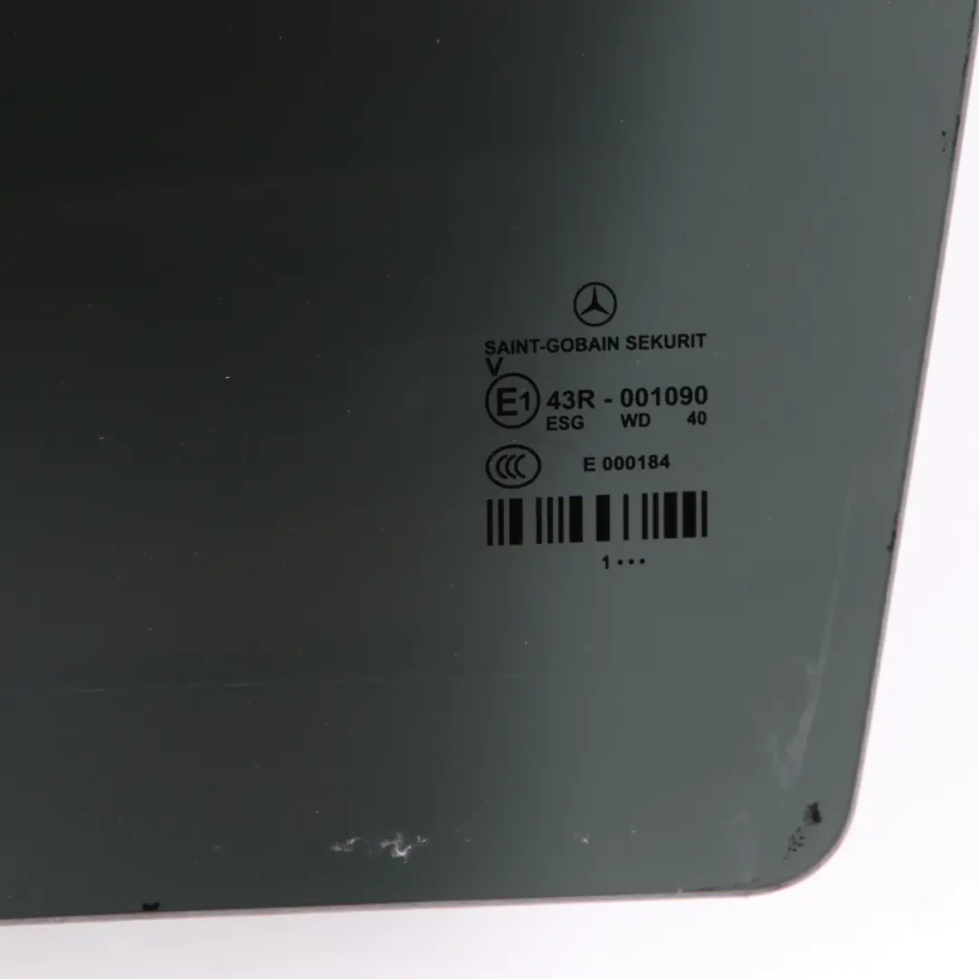 Mercedes W212 Fenster Glas Tür Hinten Links Getönt Schwarz AS3 - SKU A2127351110 - Teilenummer A2127351110
