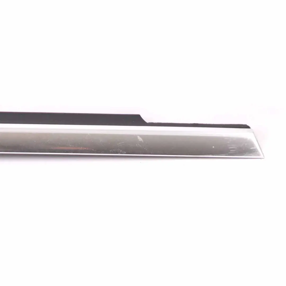 Window Strip Door Trim Moulding Left N/S Chrome to Mercedes S212 Rear with Part number A2127351165 Mercedes S212 Rear Window Strip Door Trim Moulding Left N/S Chrome - SKU A2127351165 - Part number A2127351165