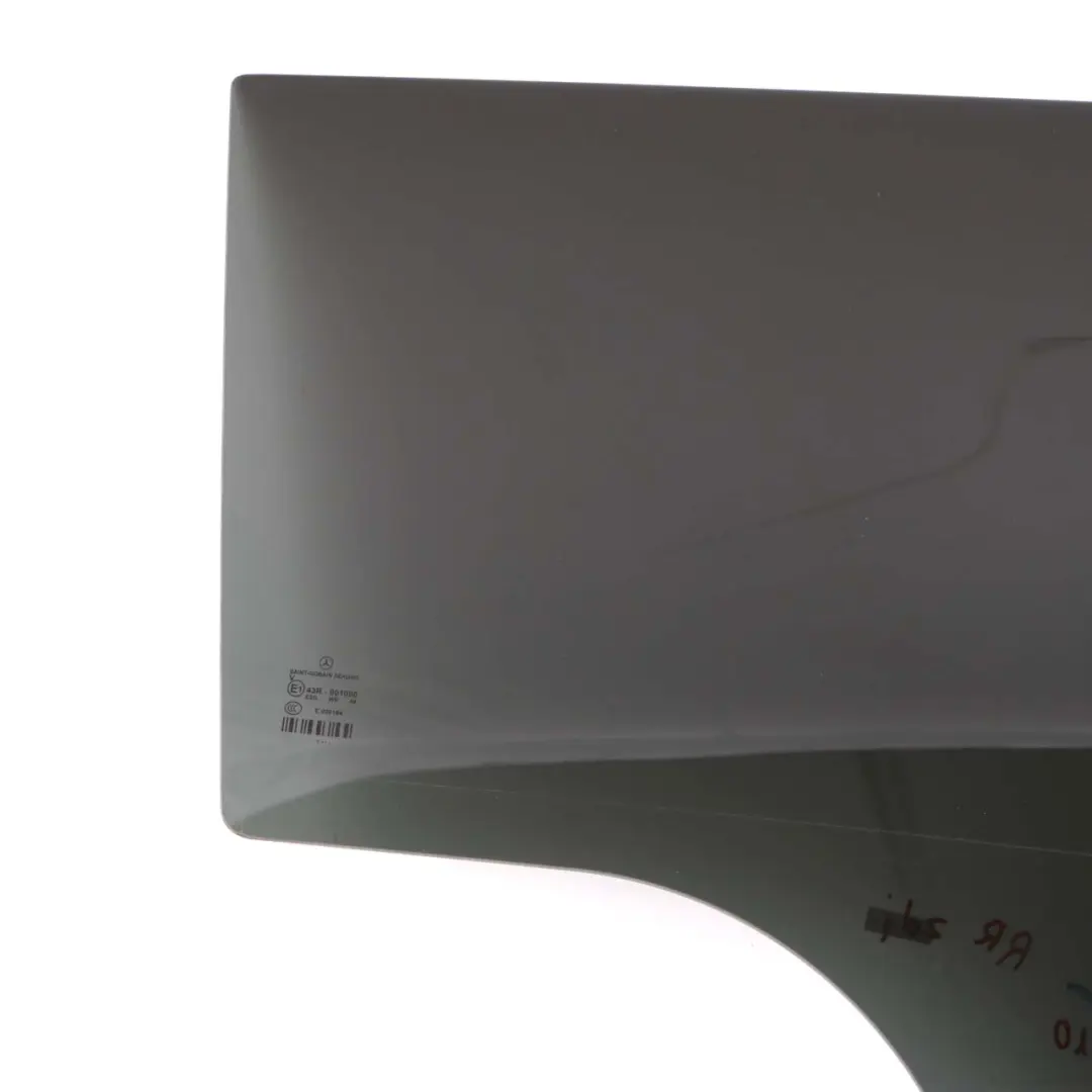Window Glass Door Rear Right O/S Tinted Black AS3 to Mercedes S212 with Part number A2127351210 Mercedes S212 Window Glass Door Rear Right O/S Tinted Black AS3 - SKU A2127351210 - Part number A2127351210