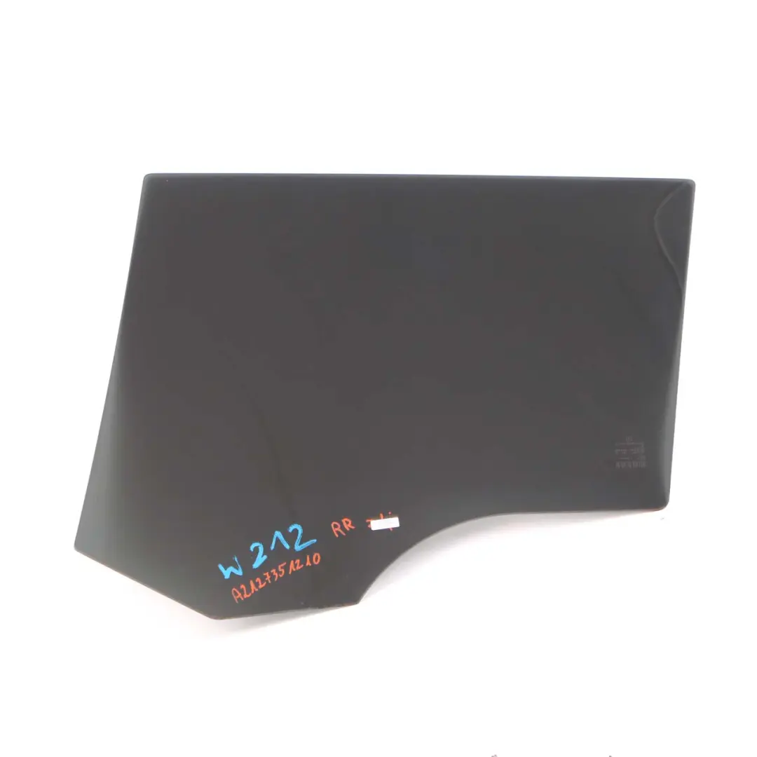 Mercedes S212 Window Glass Door Rear Right O/S Tinted Black AS3 - SKU A2127351210 - Part number A2127351210