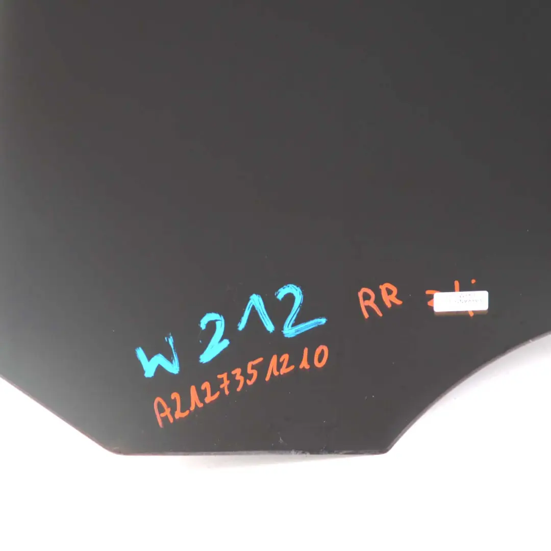 Mercedes S212 Window Glass Door Rear Right O/S Tinted Black AS3 - SKU A2127351210 - Part number A2127351210