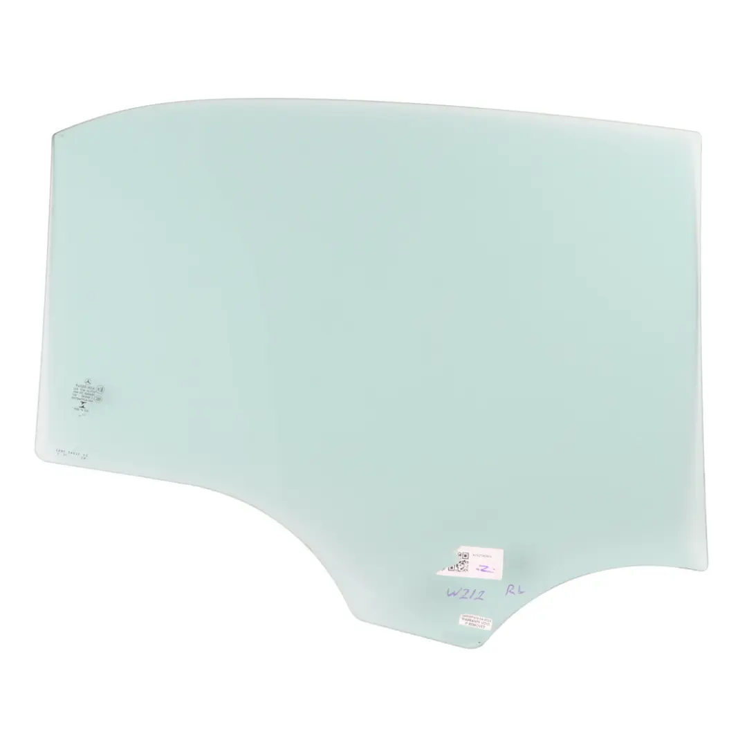 Mercedes W212 Window Glass Door Rear Left N/S Glazing Green AS2 - SKU A2127352910 - Part number A2127352910