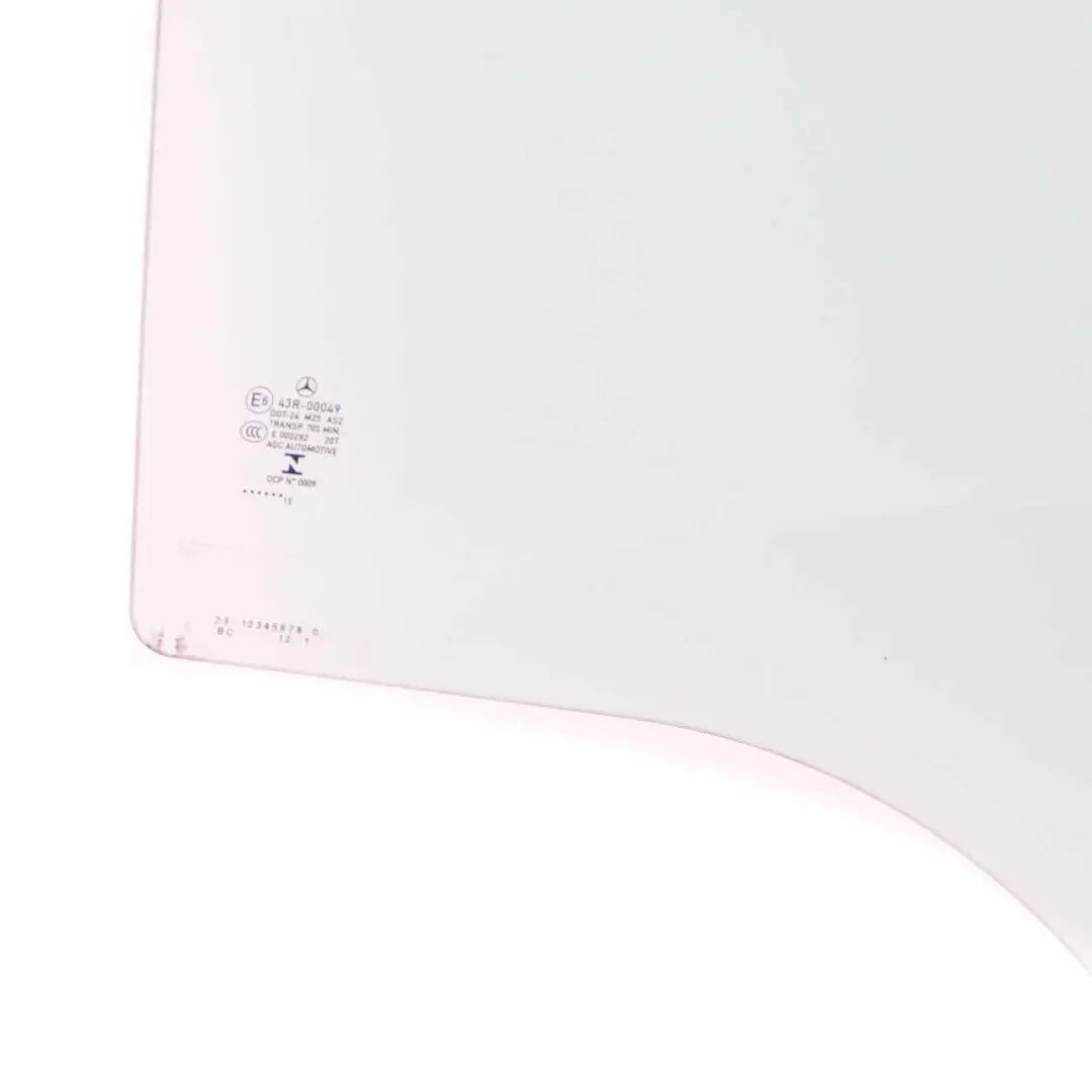 ventana cristal puerta trasera derecha acristalamiento verde AS2 para Mercedes W212 con número de pieza A2127353010 Mercedes W212 ventana cristal puerta trasera derecha acristalamiento verde AS2 - SKU A2127353010 - Número de pieza A2127353010