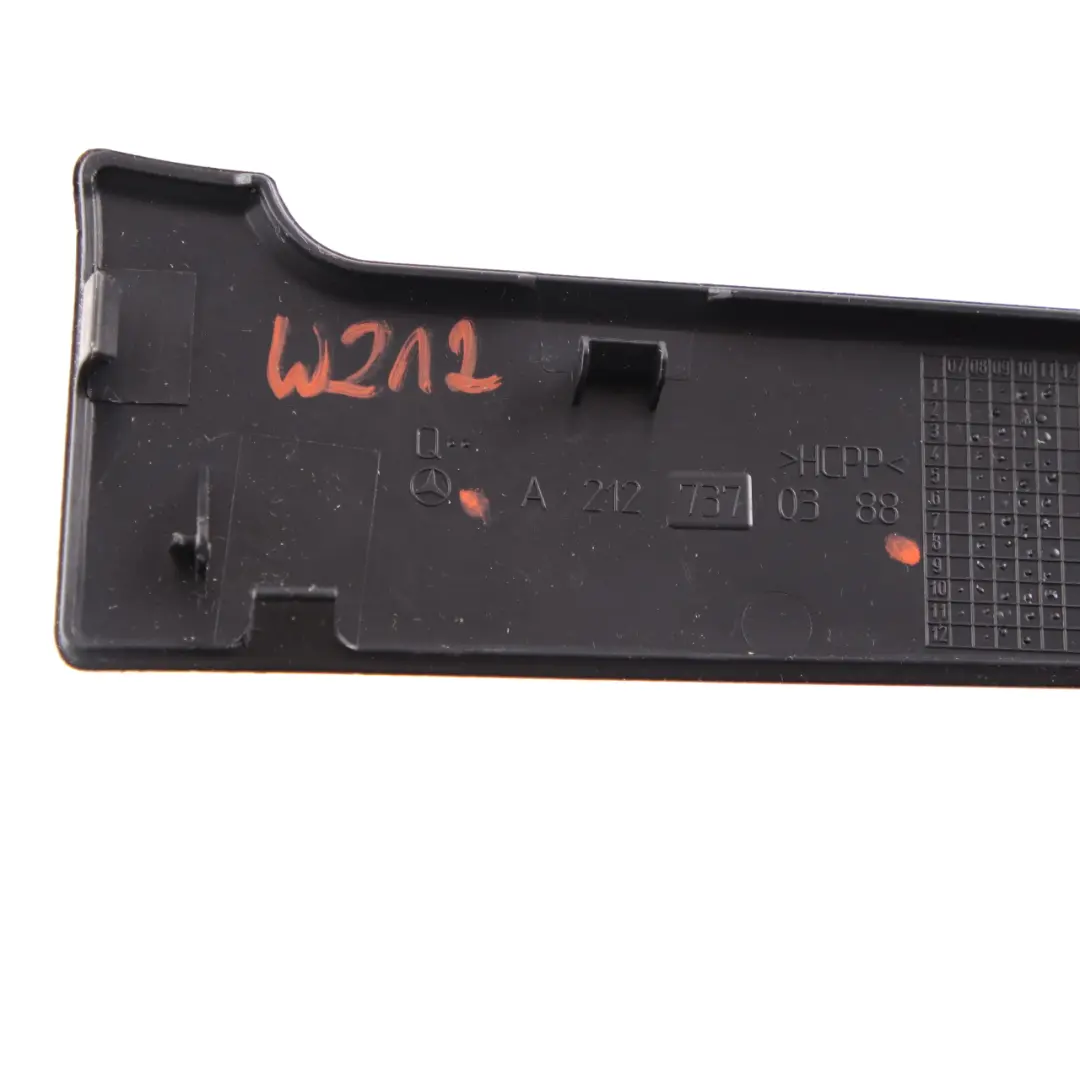 Door Trim Rear Left Cover Molding Panel N/S to Mercedes W212 with Part number A2127370388 Mercedes W212 Door Trim Rear Left Cover Molding Panel N/S - SKU A2127370388 - Part number A2127370388