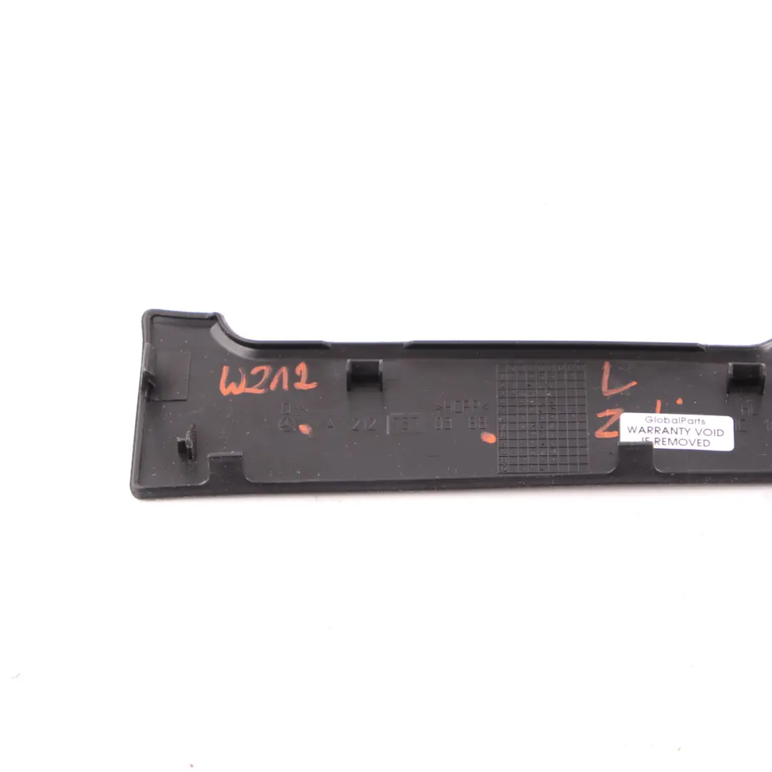 Mercedes W212 Garniture Arrière Gauche Panneau Moulage Couverture - SKU A2127370388 - Numéro de pièce A2127370388