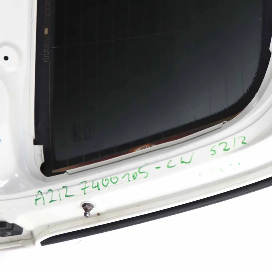 Mercedes S212 Boot Trunk Lid Tailgate Panel Estate Calcite White - 650 - SKU A2127400105-CW - Part number A2127400105