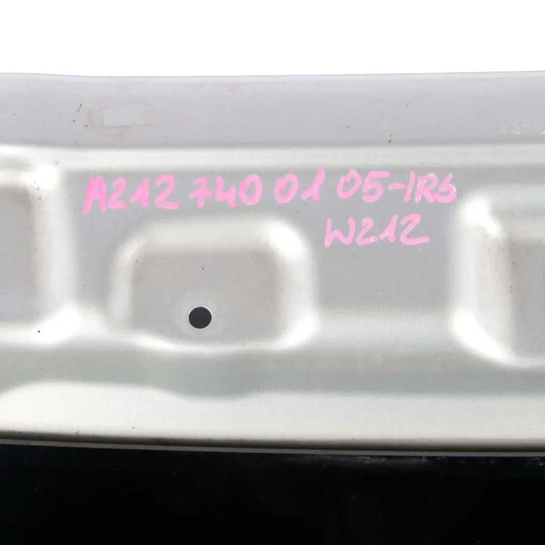 Boot Trunk Lid Tailgate Panel Iridium Silver Metallic - 775 to Mercedes W212 with Part number A2127400105 Mercedes W212 Boot Trunk Lid Tailgate Panel Iridium Silver Metallic - 775 - SKU A2127400105-IRS - Part number A2127400105