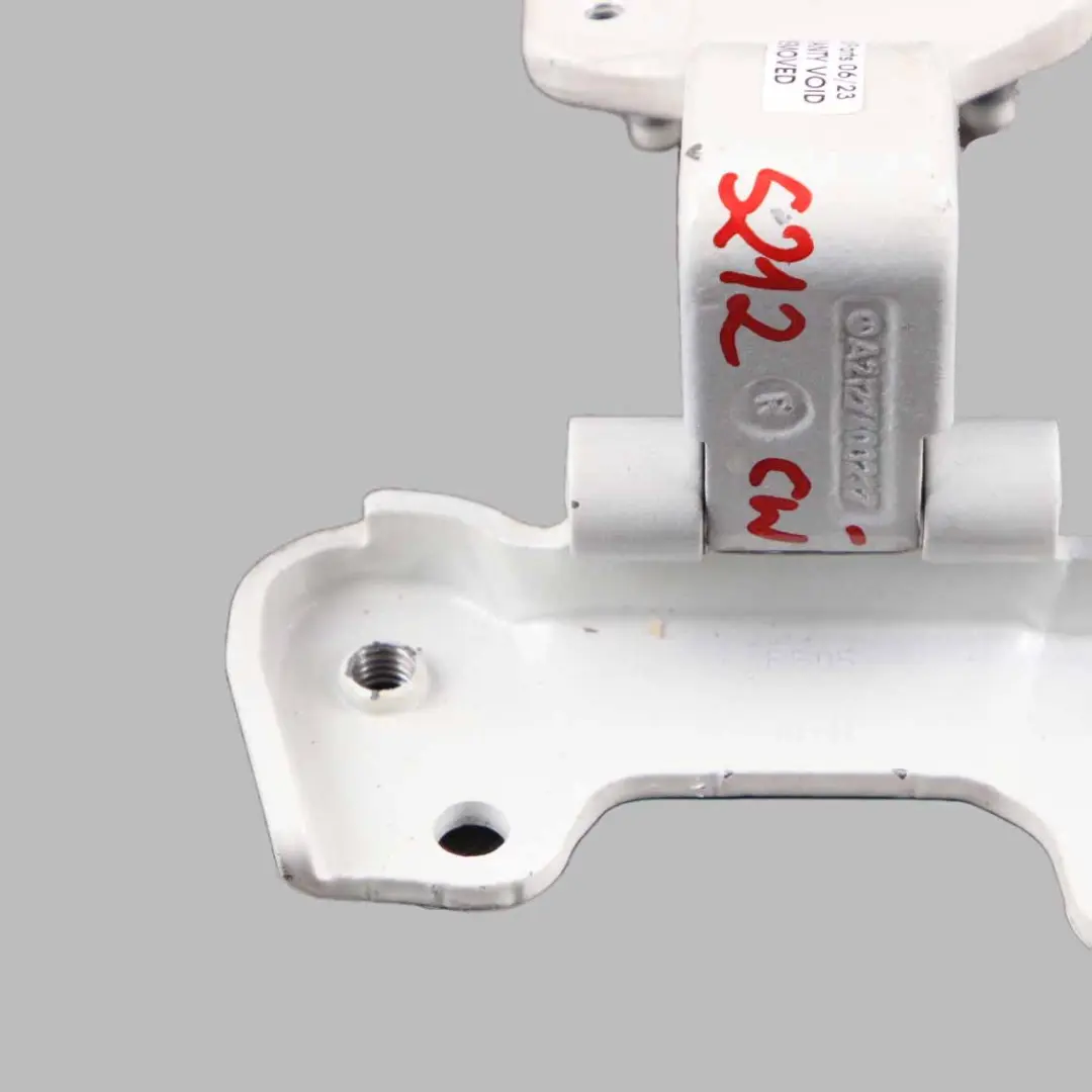 Trunk Hinge Boot Lid Tailgate Right O/S Calcite White - 650 to Mercedes W212 Estate with Part number A2127400237 Mercedes W212 Estate Trunk Hinge Boot Lid Tailgate Right O/S Calcite White - 650 - SKU A2127400237-CW - Part number A2127400237