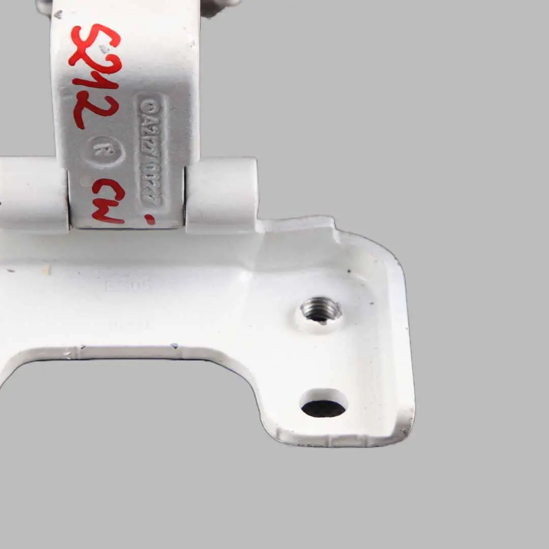 Trunk Hinge Boot Lid Tailgate Right O/S Calcite White - 650 to Mercedes W212 Estate with Part number A2127400237 Mercedes W212 Estate Trunk Hinge Boot Lid Tailgate Right O/S Calcite White - 650 - SKU A2127400237-CW - Part number A2127400237
