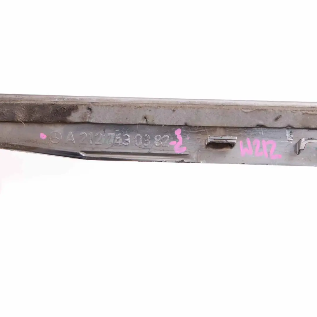 Trunk Strip Tailgate Boot Cover Trim Rear Chrome to Mercedes W212 with Part number A2127430382 Mercedes W212 Trunk Strip Tailgate Boot Cover Trim Rear Chrome - SKU A2127430382-2 - Part number A2127430382