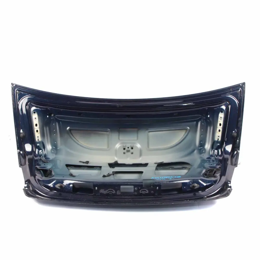 Trunk Lid Mercedes W212 Boot Tailgate Panel Saloon Cavansite Blue Metallic - 890 to with Part number A2127500975 Trunk Lid Mercedes W212 Boot Tailgate Panel Saloon Cavansite Blue Metallic - 890 - SKU A2127500975-CVB - Part number A2127500975