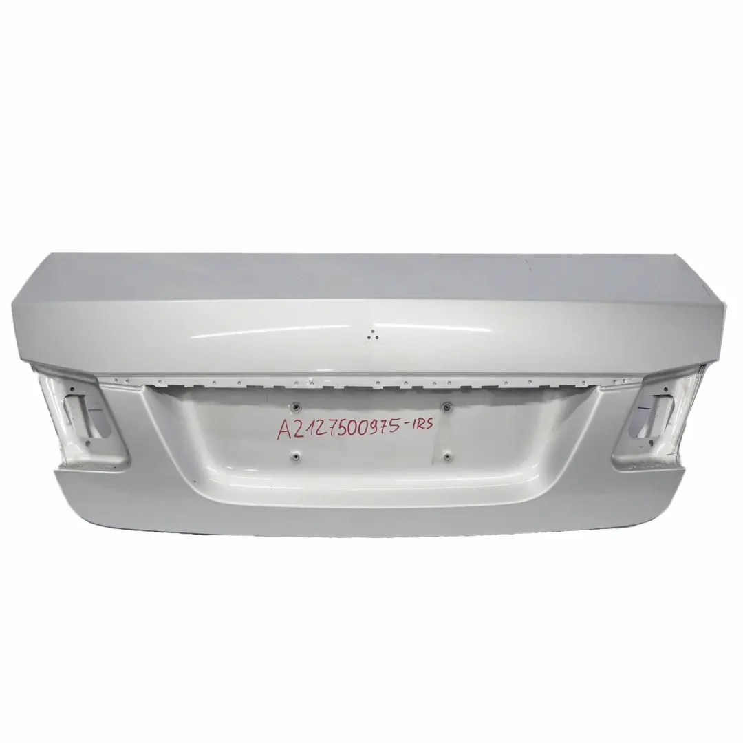 Boot Trunk Lid Tailgate Panel Saloon Iridium Silver Metallic - 775 to Mercedes W212 with Part number A2127500975 Mercedes W212 Boot Trunk Lid Tailgate Panel Saloon Iridium Silver Metallic - 775 - SKU A2127500975-IRS - Part number A2127500975