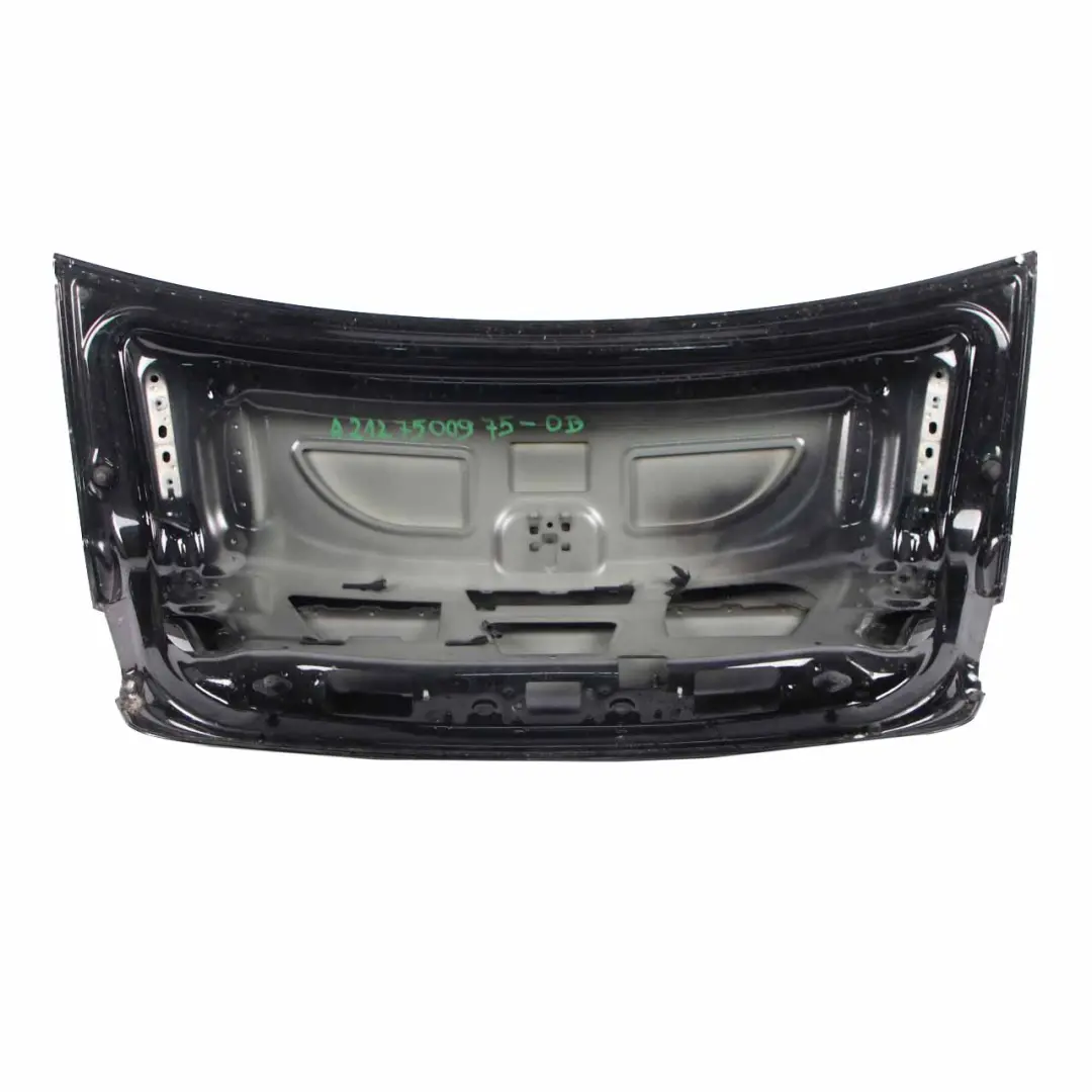 Mercedes W212 Boot Trunk Lid Tailgate Panel Saloon Obsidian Black - 197 - SKU A2127500975-OB - Part number A2127500975