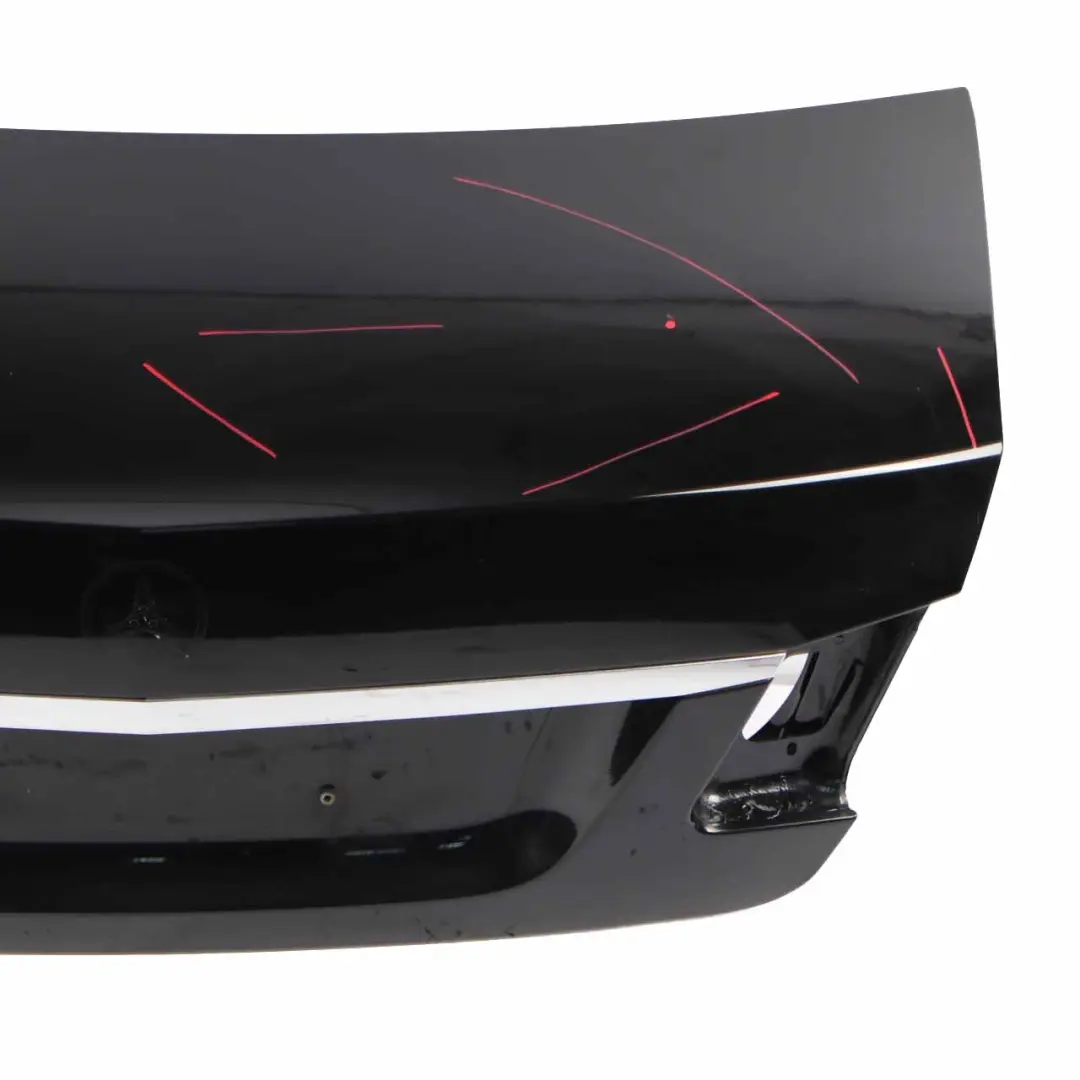 Boot Trunk Lid Tailgate Panel Saloon Obsidian Black - 197 to Mercedes W212 with Part number A2127500975 Mercedes W212 Boot Trunk Lid Tailgate Panel Saloon Obsidian Black - 197 - SKU A2127500975-OB - Part number A2127500975
