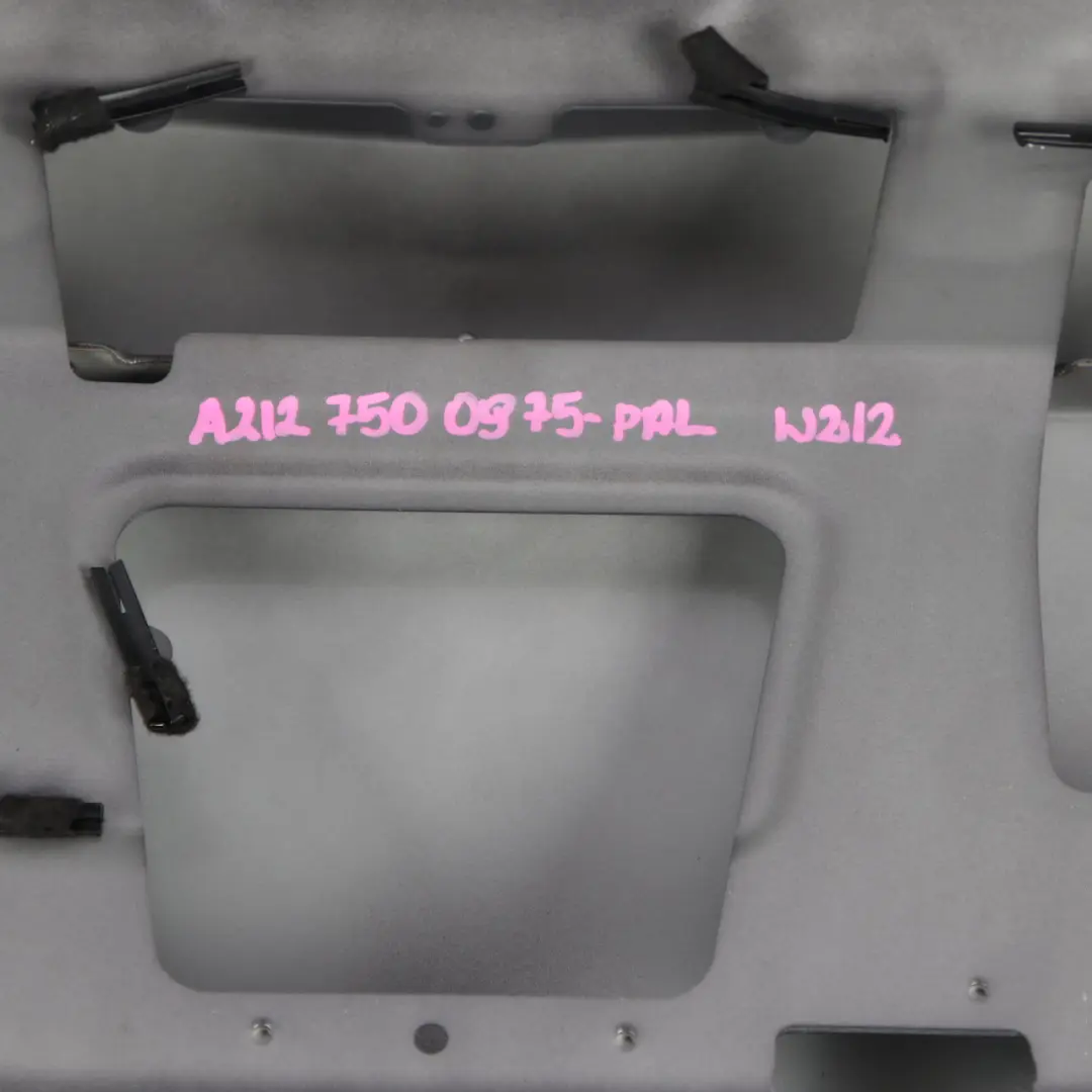 Mercedes W212 Boot Trunk Lid Tailgate Panel Saloon Palladium Silver - 792 - SKU A2127500975-PAL - Part number A2127500975