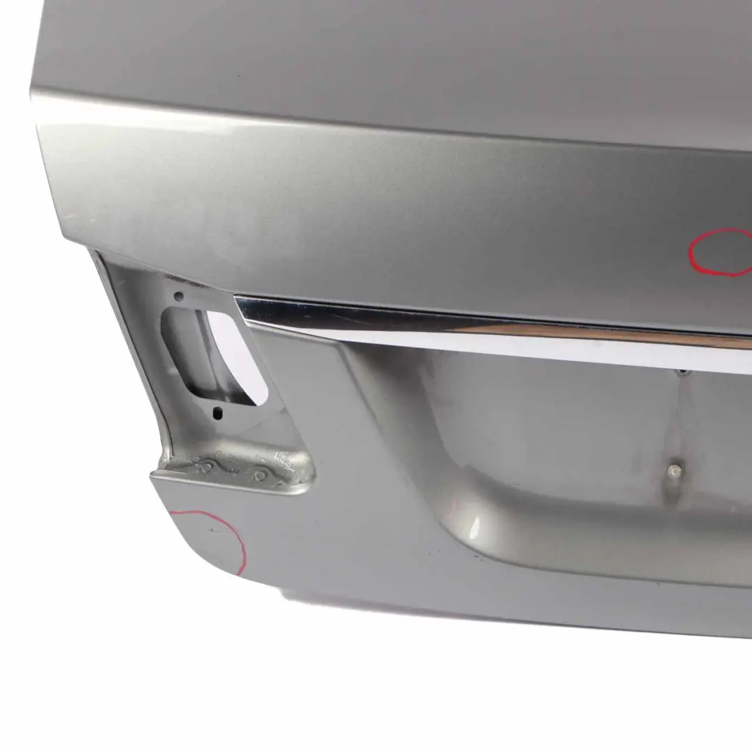 Mercedes W212 Boot Trunk Lid Tailgate Panel Saloon Palladium Silver - 792 - SKU A2127500975-PAL - Part number A2127500975