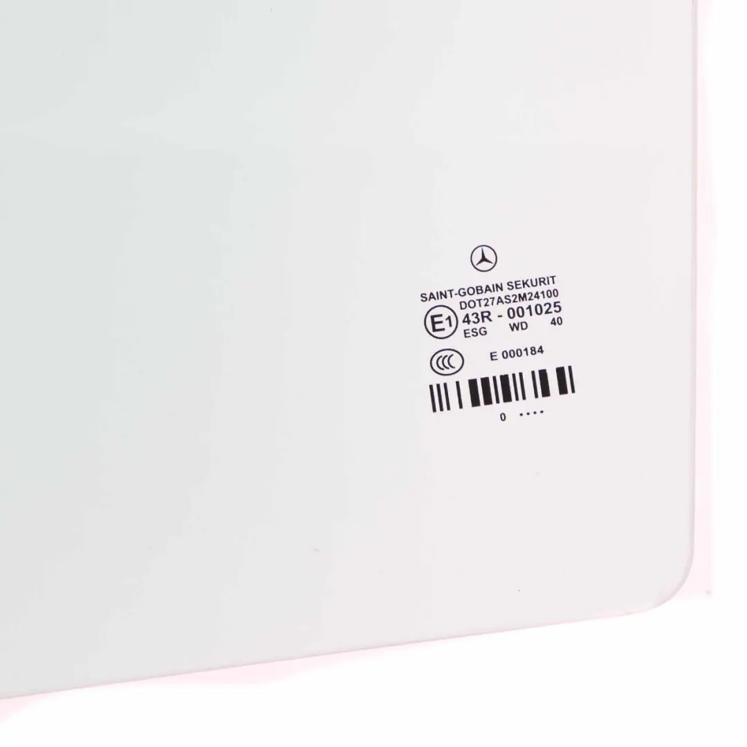 Mercedes W212 Estate Glace de Porte Arrière Gauche Vert AS2 - SKU A2127550310 - Numéro de pièce A2127550310