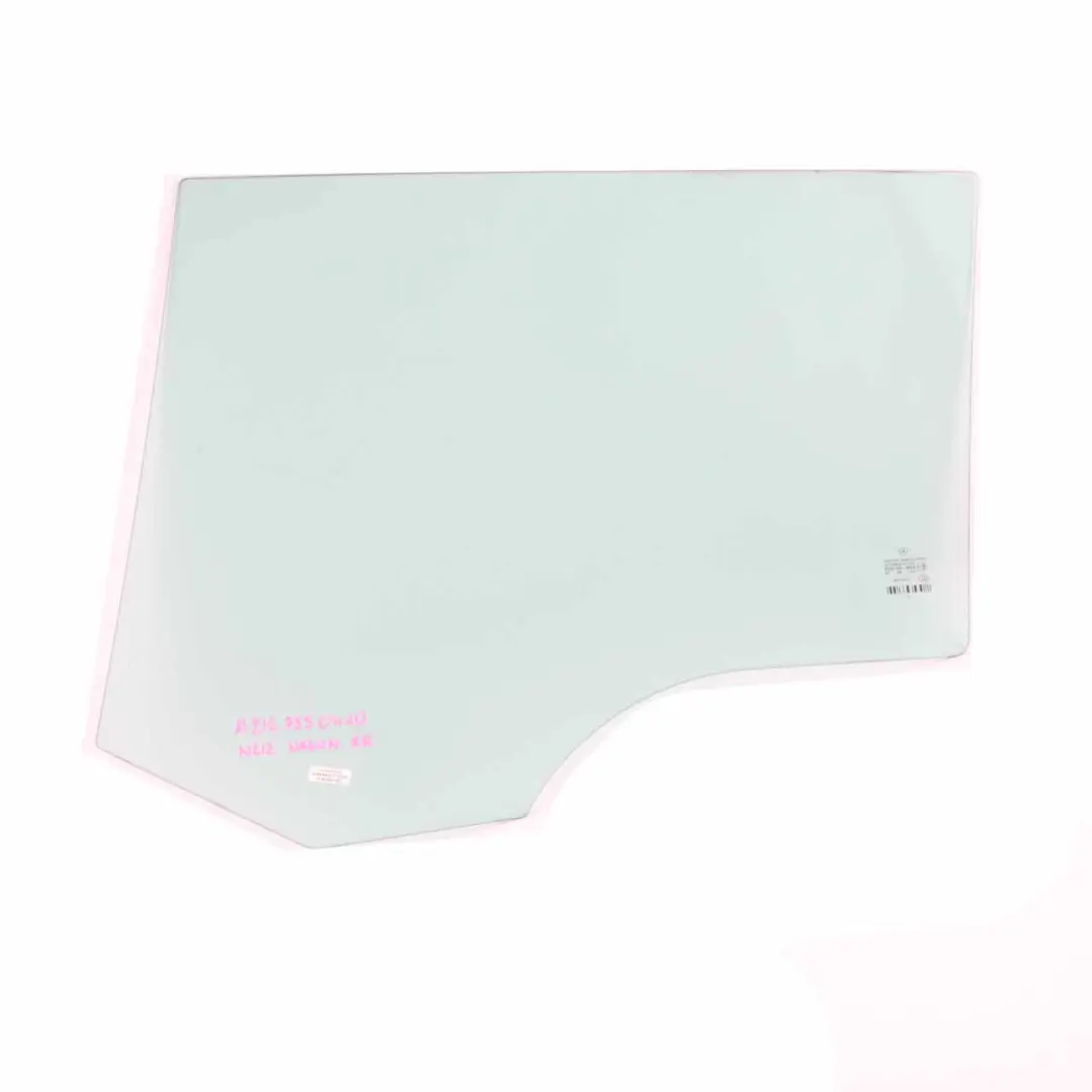 Mercedes S212 Estate Fenster Glas Hintere Rechte Tür Grün AS2 - SKU A2127550410 - Teilenummer A2127550410