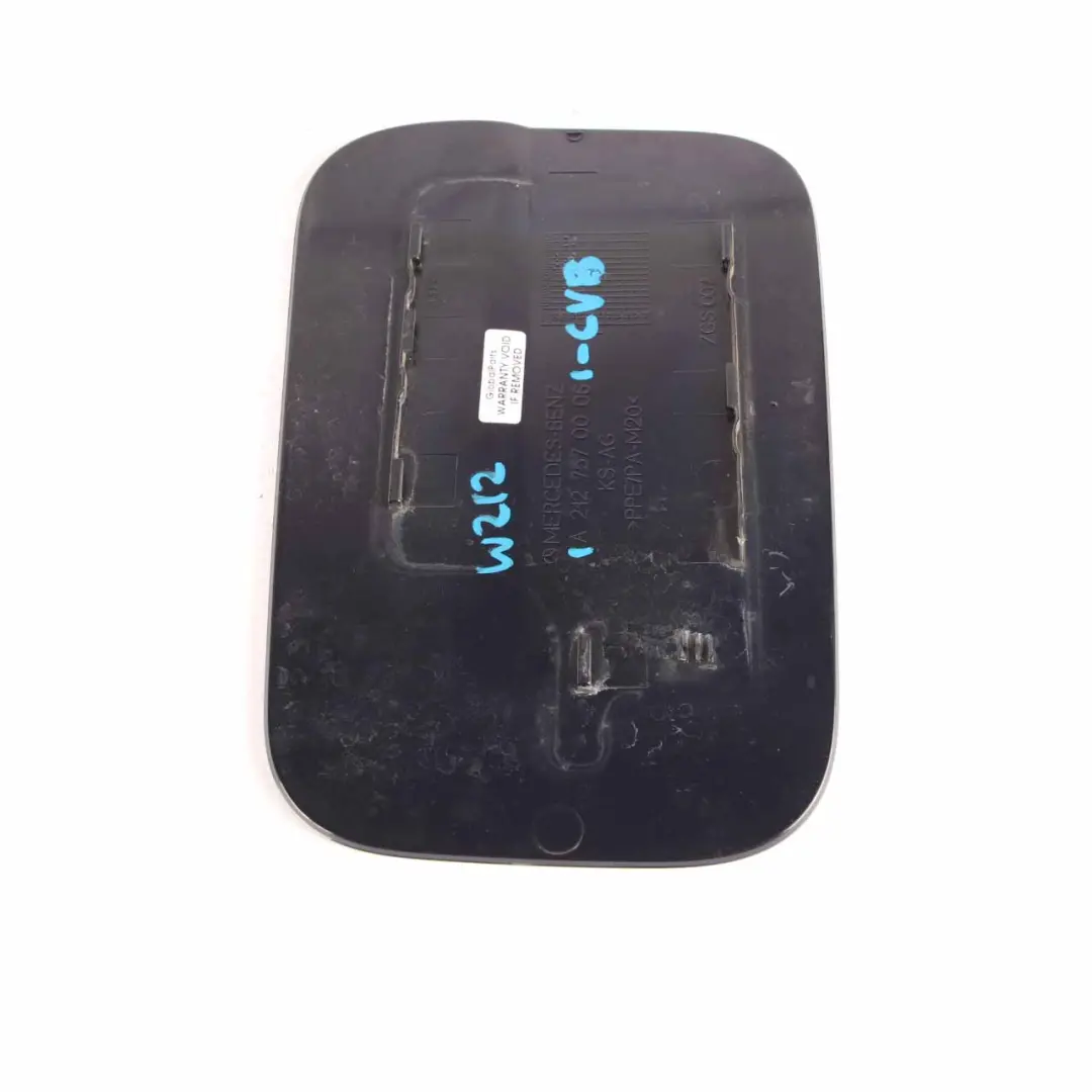 Flap Tank Cap Cover Cavansite Blue Metallic 890 to Mercedes W212 Fuel with Part number A2127570006 Mercedes W212 Fuel Flap Tank Cap Cover Cavansite Blue Metallic 890 - SKU A2127570006-CVB - Part number A2127570006