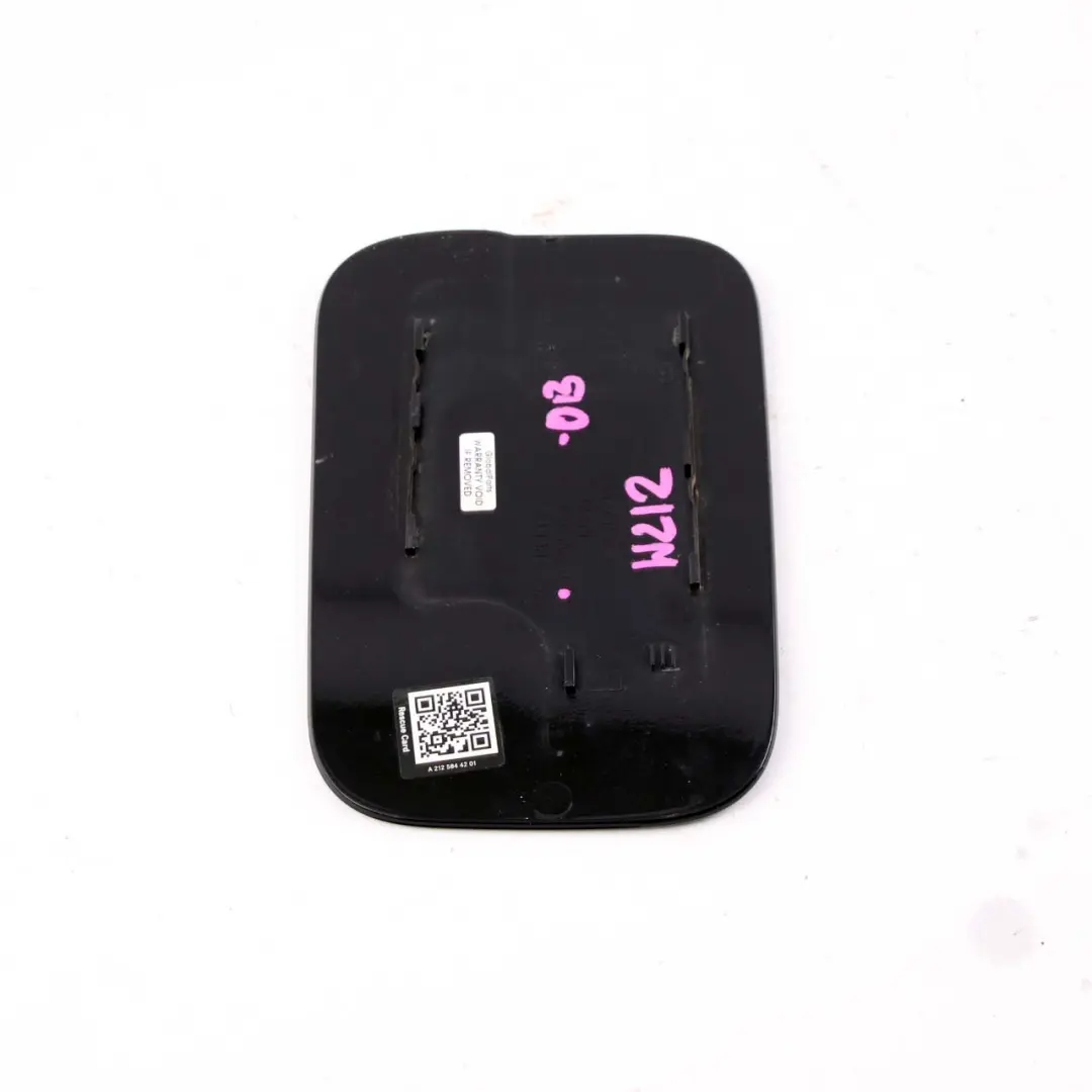 Mercedes W212 Tankklappe Tankdeckel Abdeckung Obsidian Schwarz - SKU A2127570006-OB - Teilenummer A2127570006