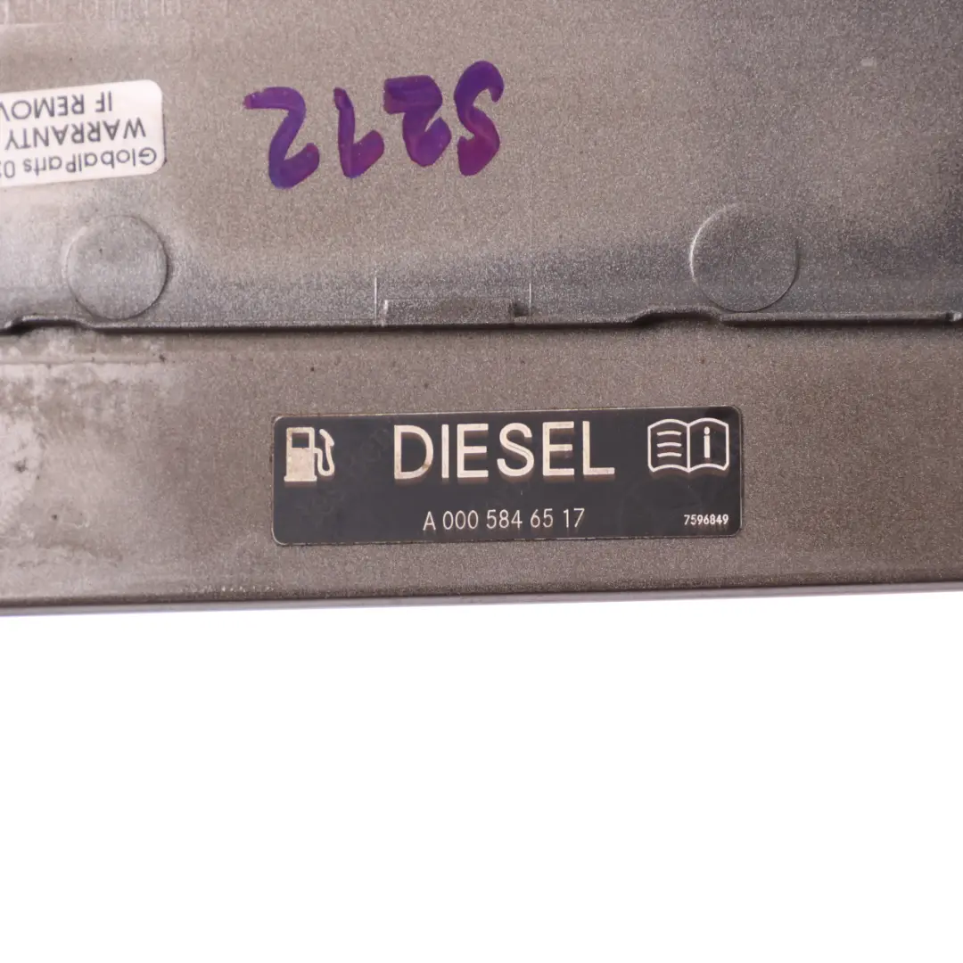 Mercedes S212 Fuel Flap Cover Filler Fill In Cap Indium Grey - 963 - SKU A2127570106-ING - Part number A2127570106