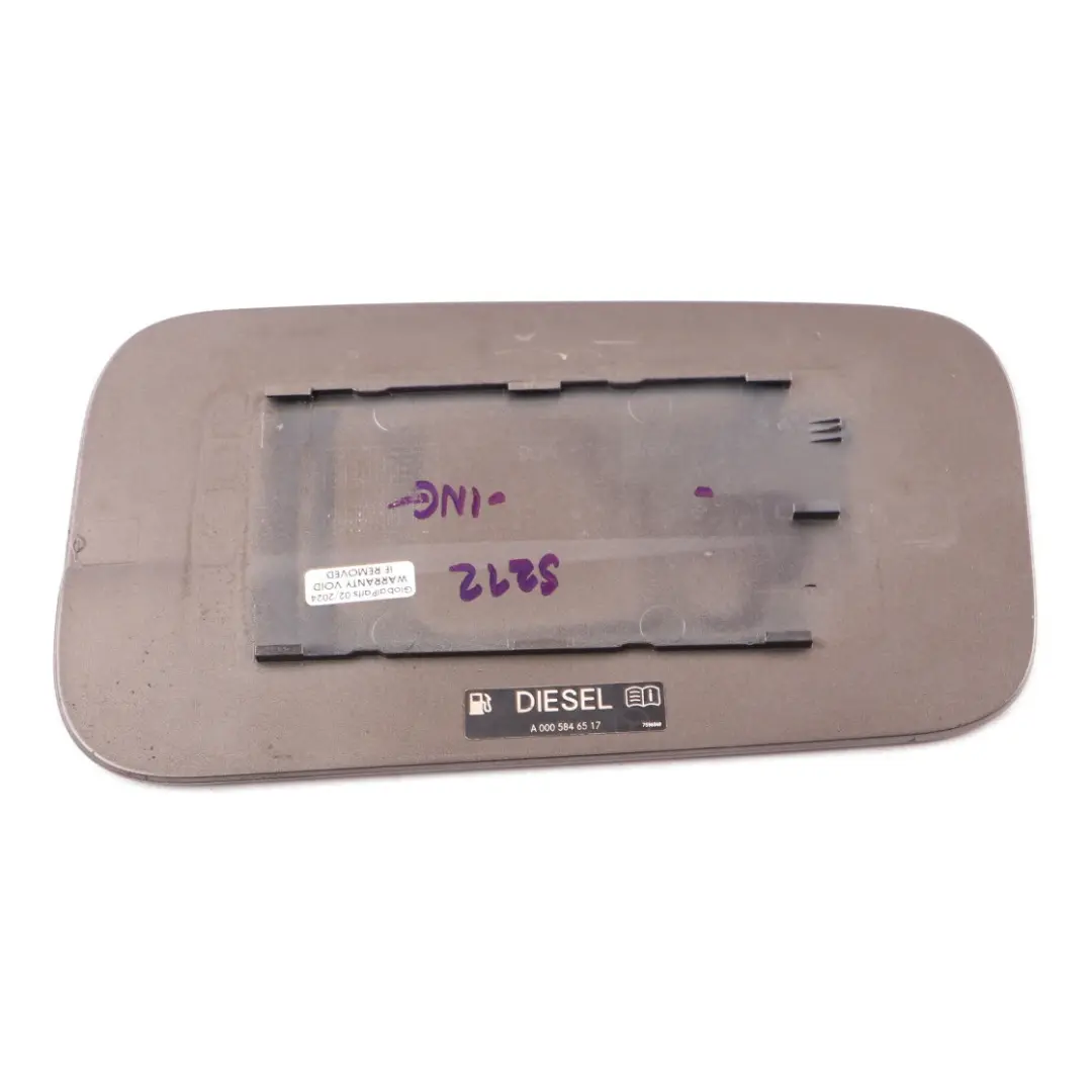 Flap Cover Filler Fill In Cap Indium Grey - 963 to Mercedes S212 Fuel with Part number A2127570106 Mercedes S212 Fuel Flap Cover Filler Fill In Cap Indium Grey - 963 - SKU A2127570106-ING - Part number A2127570106